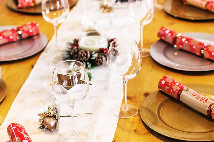 Christmas table